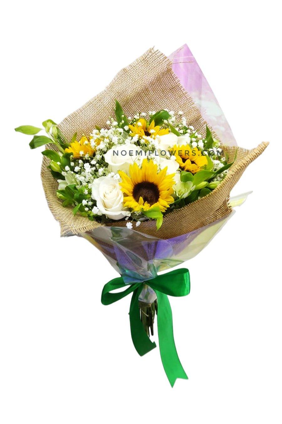 Bouquet Algodón - Floristería Noemi Flowers