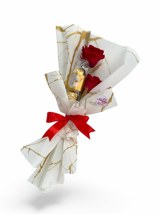 Bouquet Duet Rosé - Floristería Noemi Flowers
