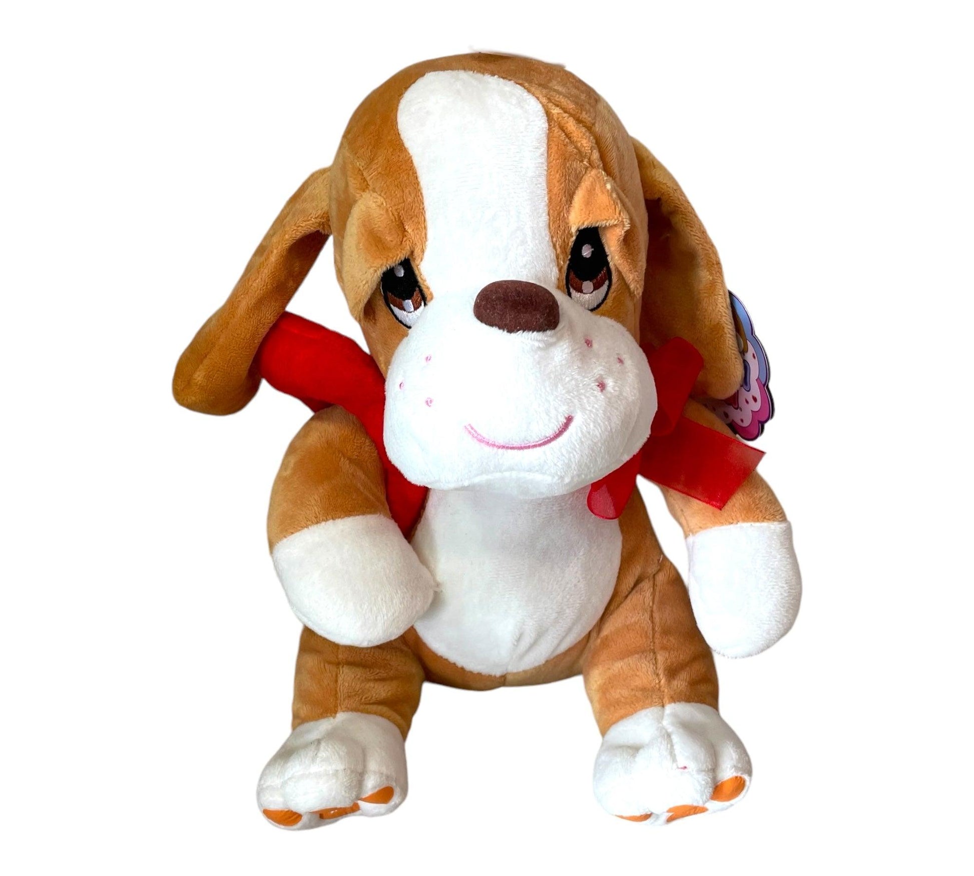 Peluche Samuel & Miel Peluche 10" W/HEART - Floristería Noemi Flowers