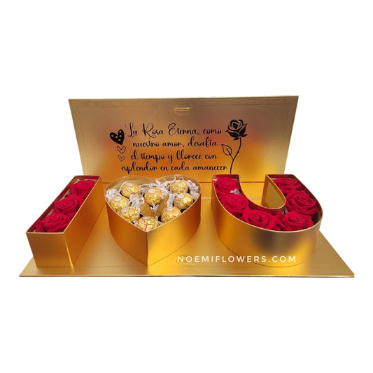 I Love You - Floristería Noemi Flowers