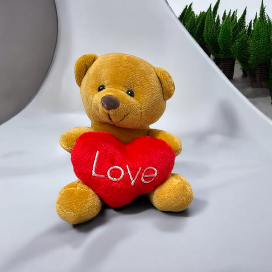 Peluche Osito Love 12 cm - Floristería Noemi Flowers