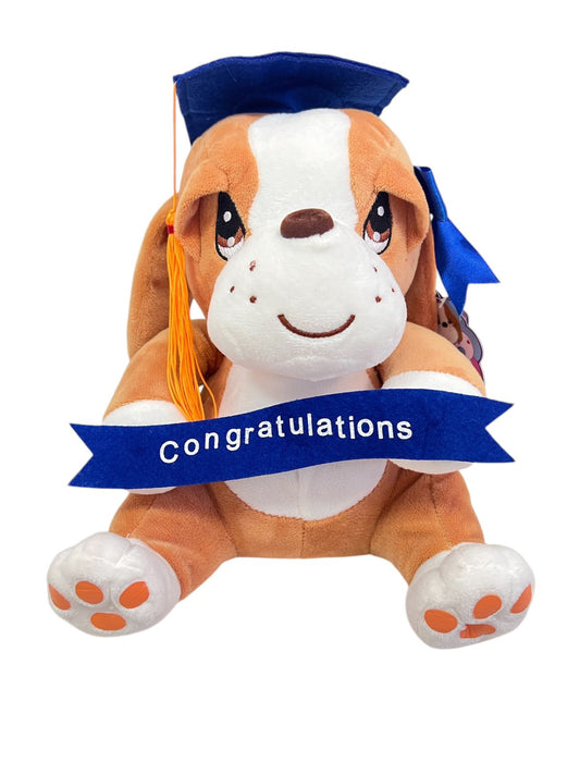 Peluche Samuel & Miel Graduación 9" - Floristería Noemi Flowers
