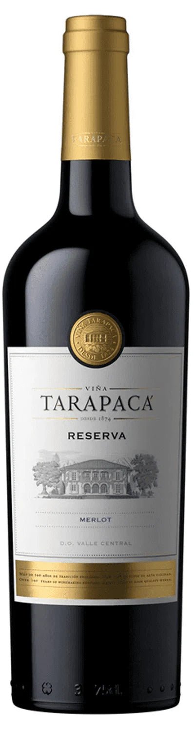 Botella de Vino Tarapacá reserva merlot 750m - Floristería Noemi Flowers.