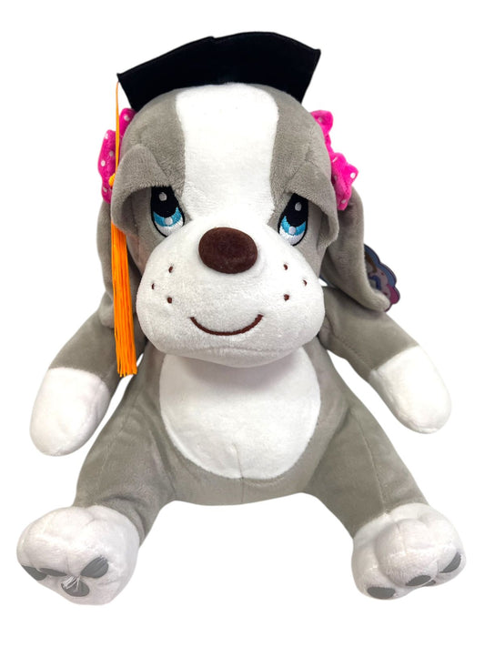 Peluche Samuel & Miel Graduación 10" - Floristería Noemi Flowers