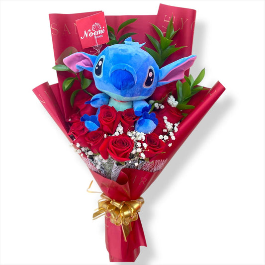 Bouquet Angela Rosa - Floristería Noemi Flowers