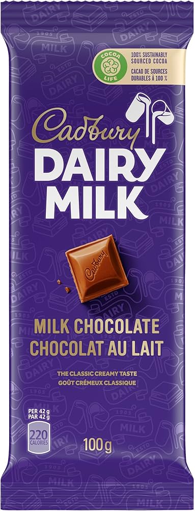 Chocolate Cadbury milk chocolate 100g - Floristería Noemi Flowers