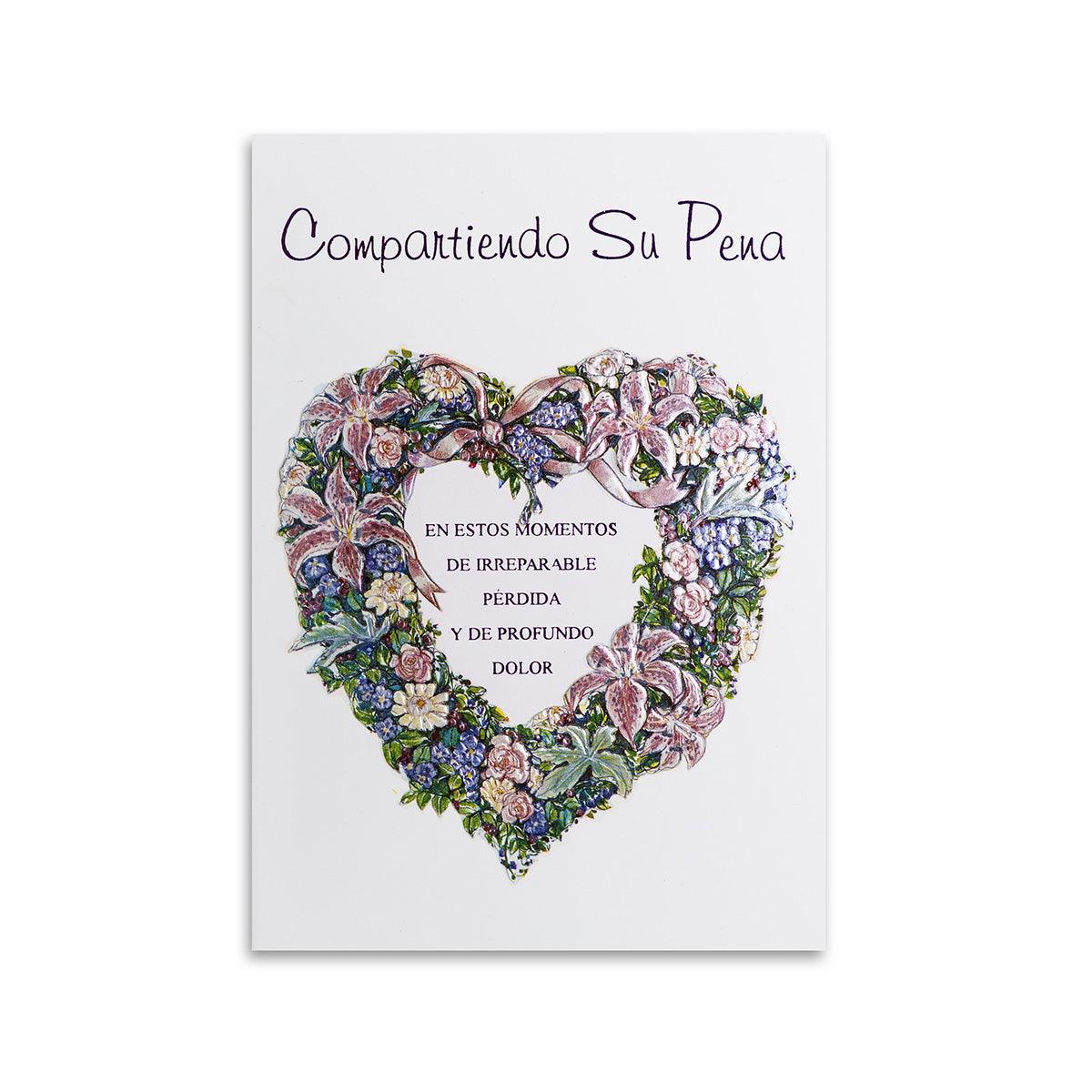 Tarjeta de Condolencias - Floristería Noemi Flowers