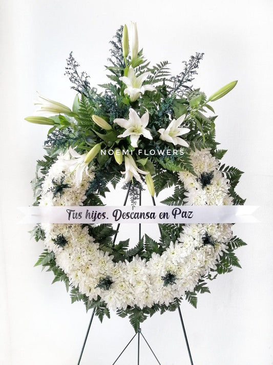 Corona NF-50 - Floristería Noemi Flowers