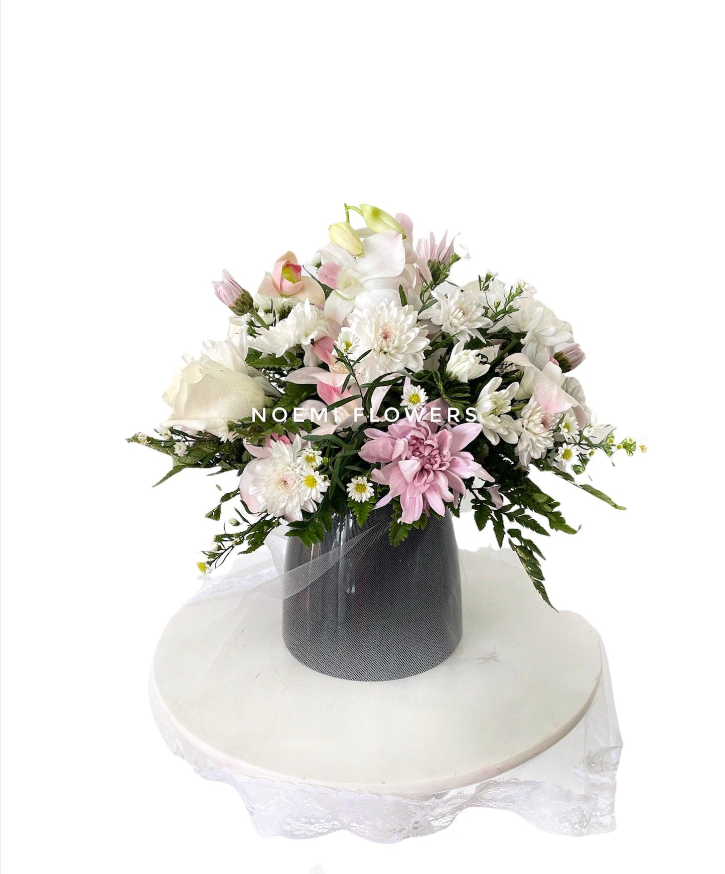 Cubre Urna NF-05 - Floristería Noemi Flowers