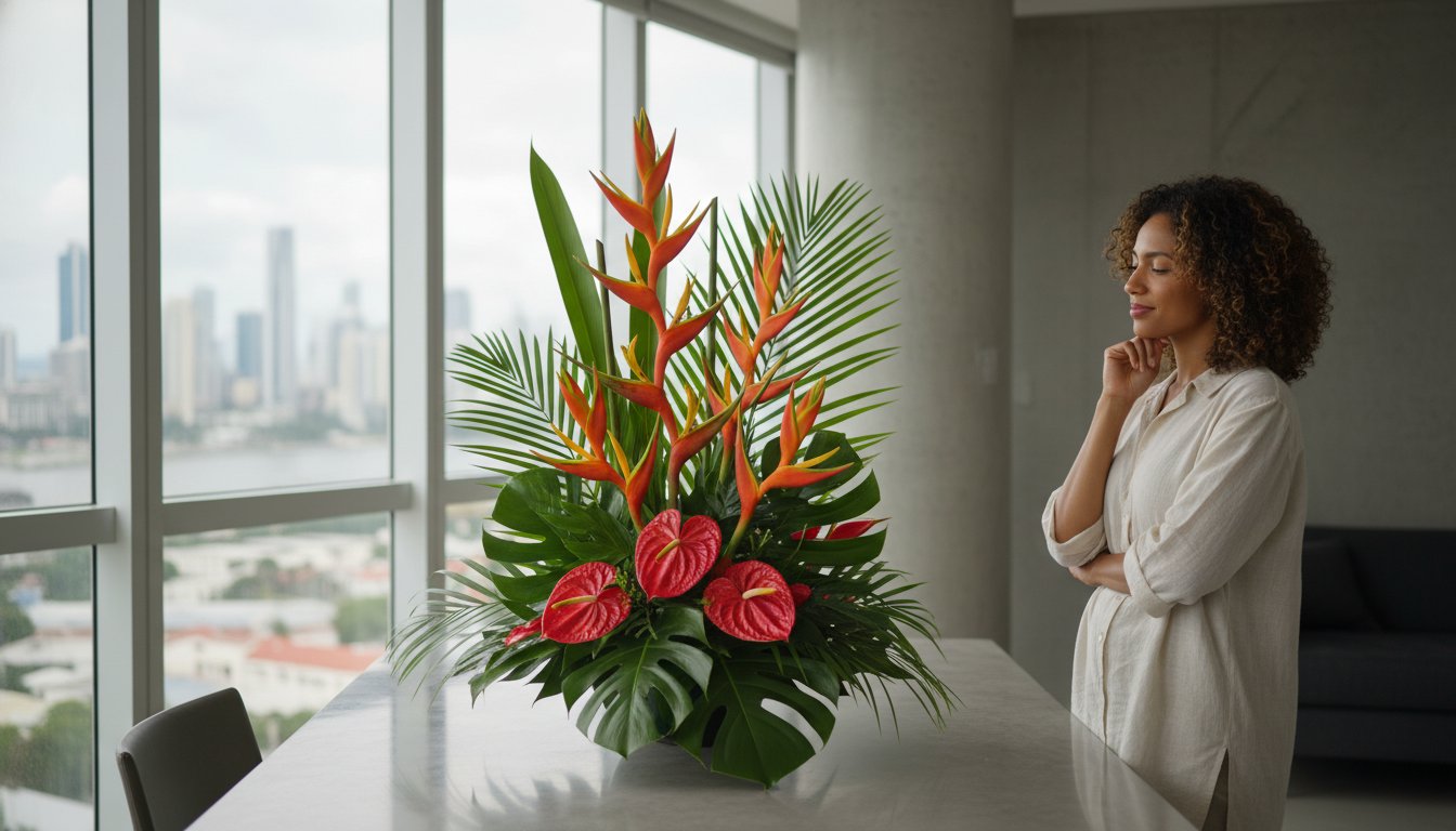 Arreglos florales tropicales para cumpleaños: Guía de regalos exóticos 2026