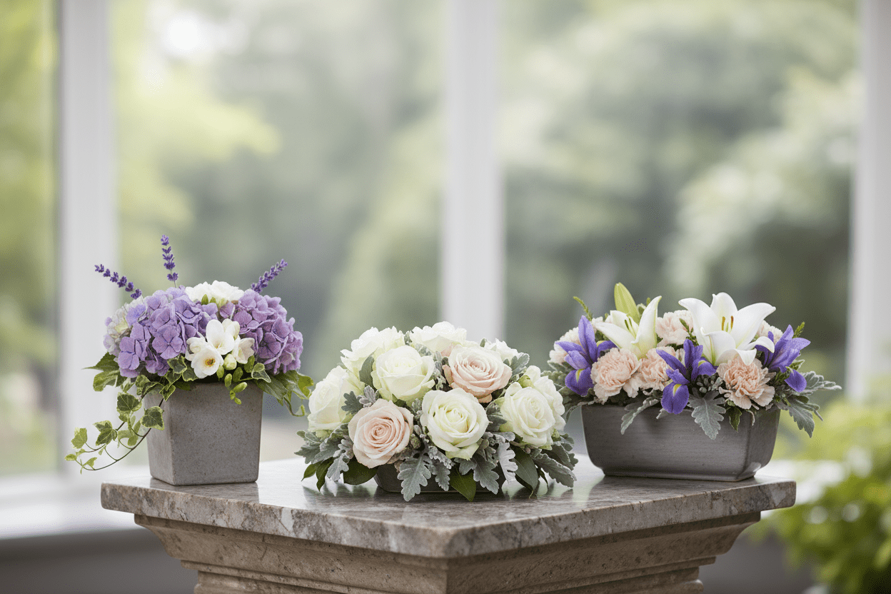 Arreglos Florales para Criptas - Floristería Noemi Flowers