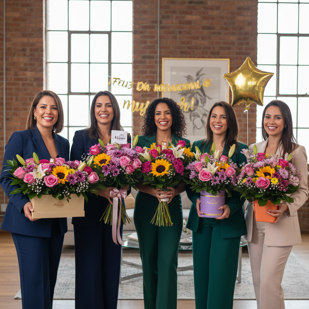Dia Internacional de la Mujer - Floristería Noemi Flowers