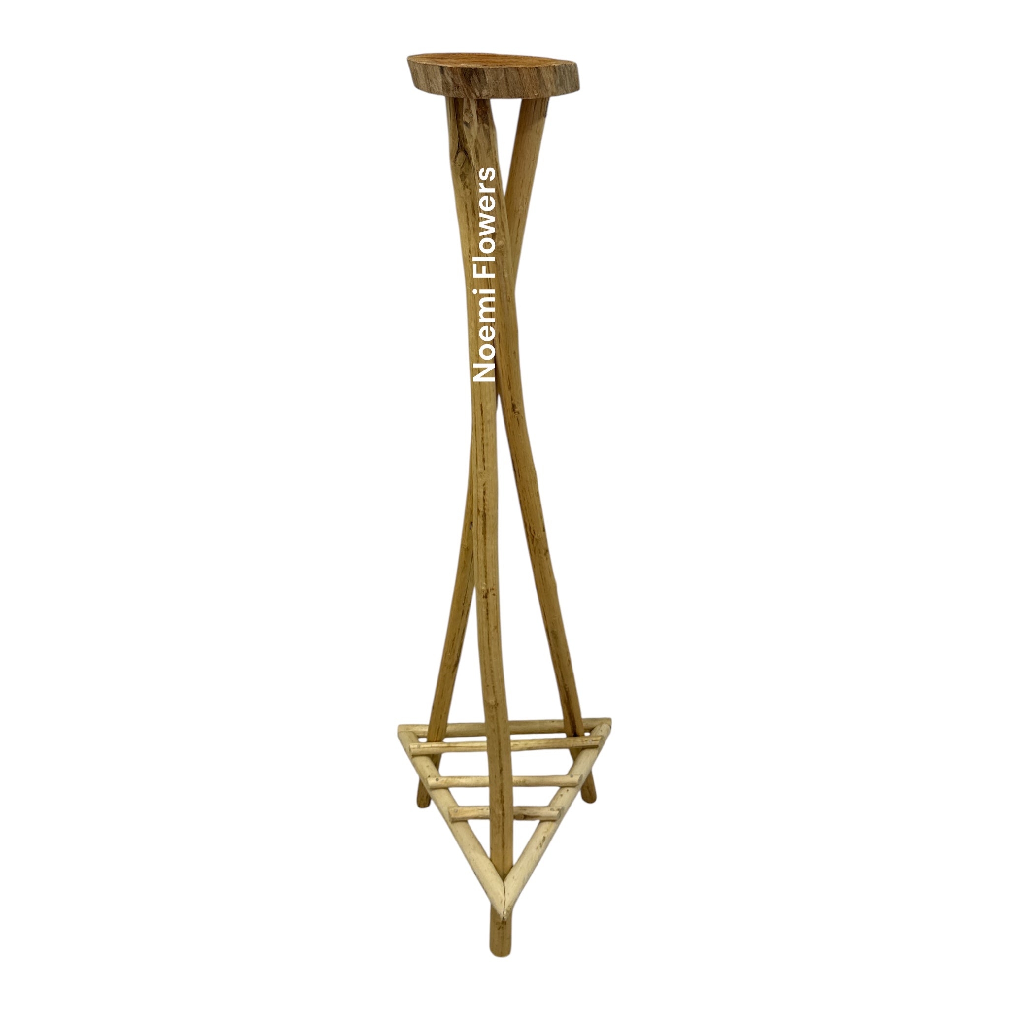 Pie de Madera Rústica