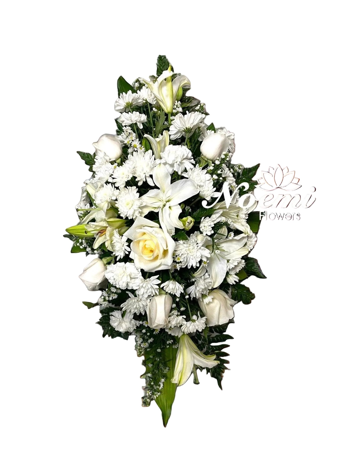 Arreglo para decoracion de bodas o eventos rosas y lirios - Floristería Noemi Flowers