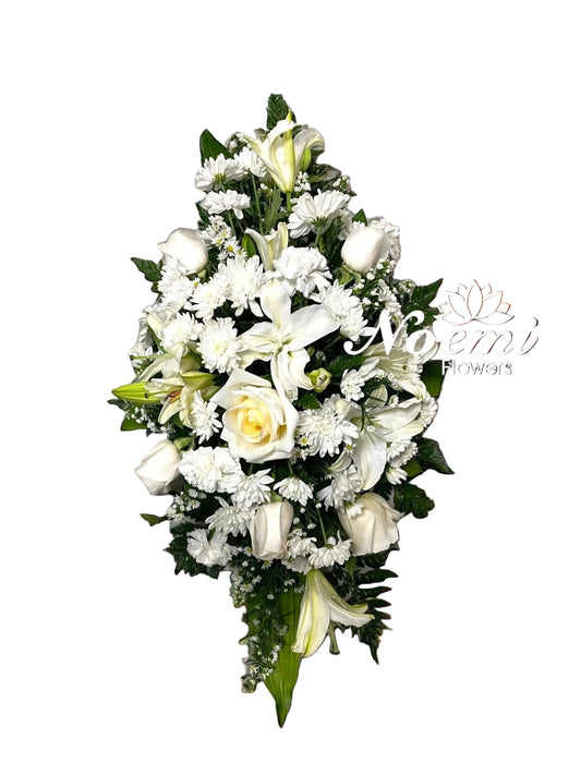 Arreglo para decoracion de bodas o eventos rosas y lirios - Floristería Noemi Flowers