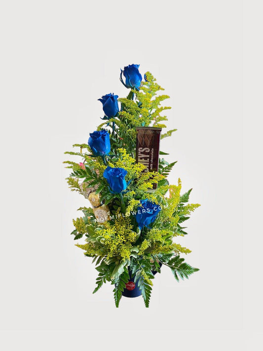 Blue Love - Floristería Noemi Flowers