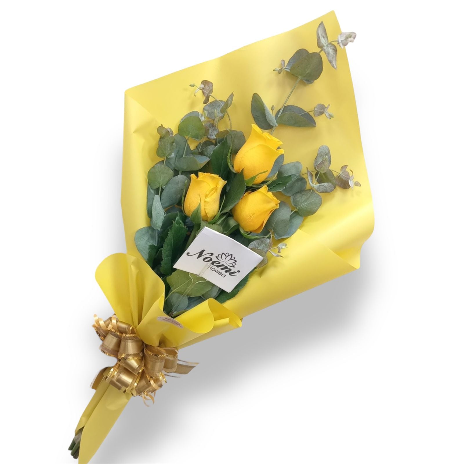 Bouquet Trío de Rosas - Floristería Noemi Flowers