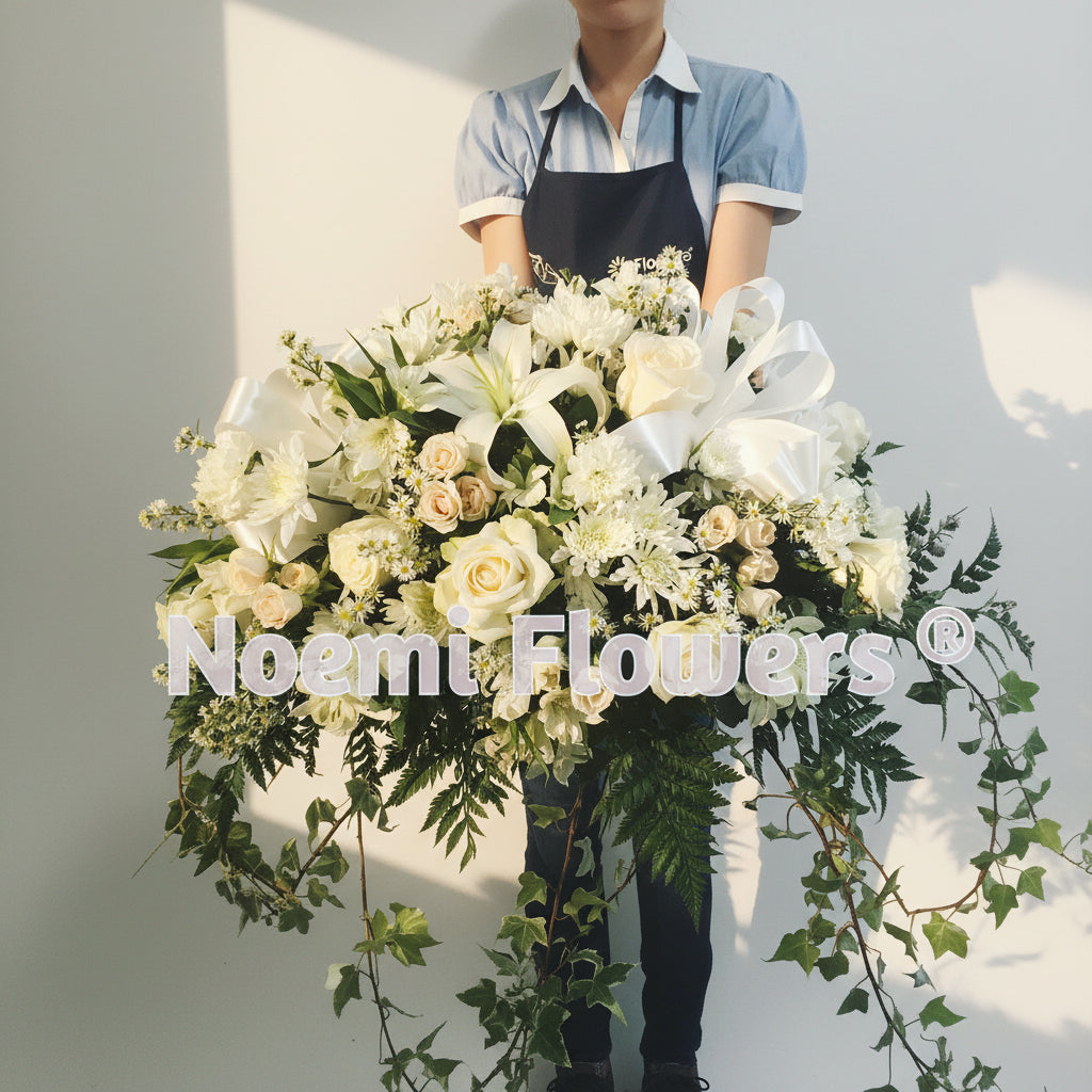 Cubre Caja Funebre NF-01 - Floristería Noemi Flowers