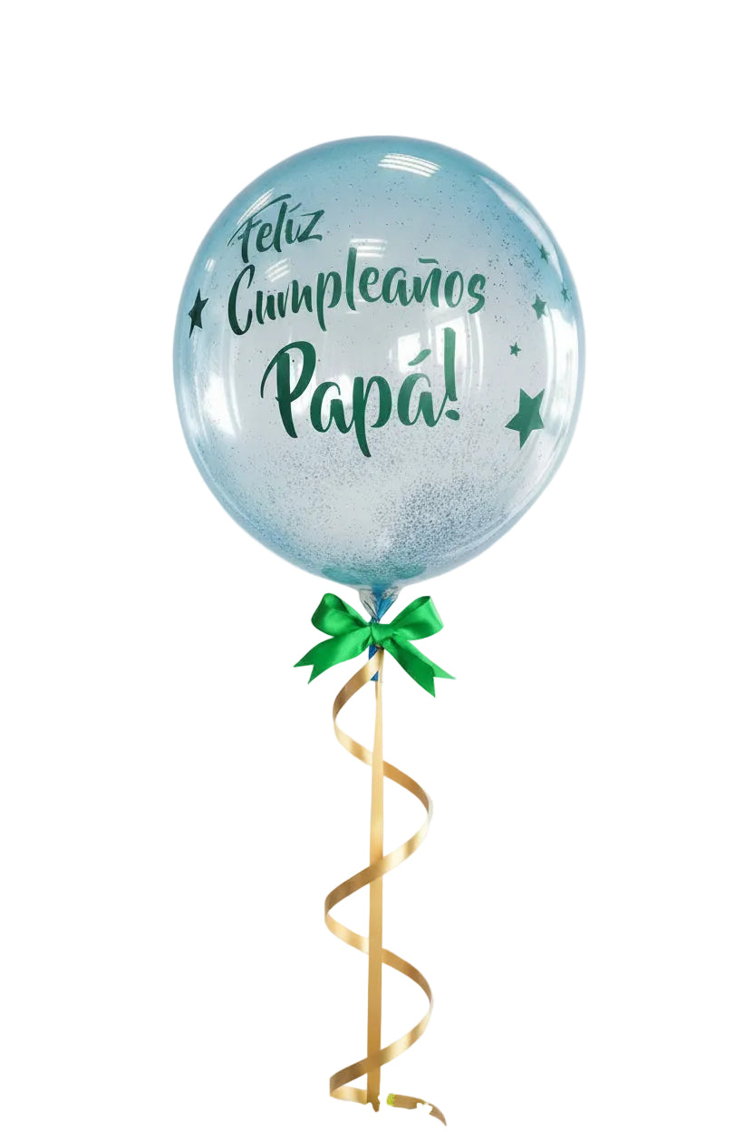 Globo Burbuja Personalizado 10" - Floristería Noemi Flowers