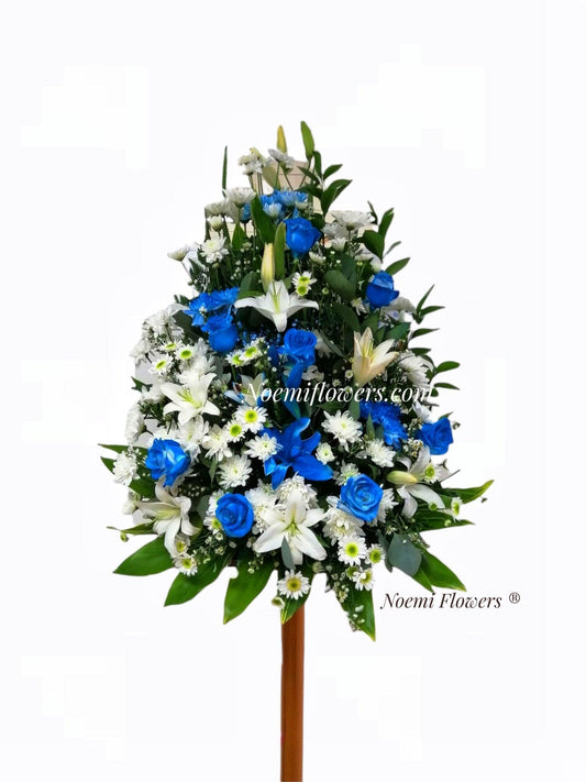 Pedestal para Inauguración 18 - Floristería Noemi Flowers