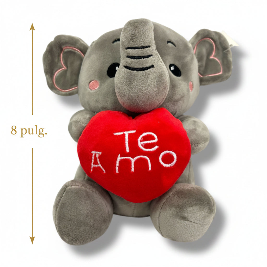 Peluche Elefante 8" - Floristería Noemi Flowers