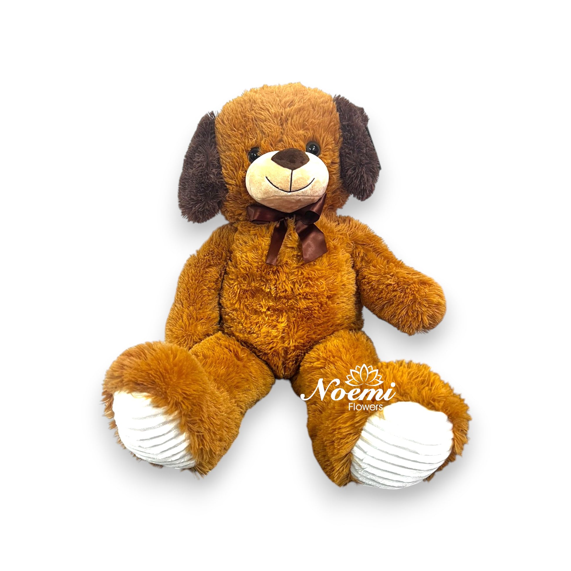 Peluche de Perrito 80 cm - Floristería Noemi Flowers.