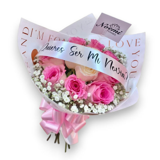 Quieres ser mi novia? - Floristería Noemi Flowers