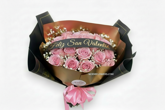 Ramo Buchón 30 Rosas - Floristería Noemi Flowers