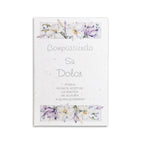 Tarjeta de Condolencias - Floristería Noemi Flowers
