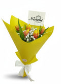 5 Tulipanes amarillos en Ramo - Floristería Noemi Flowers