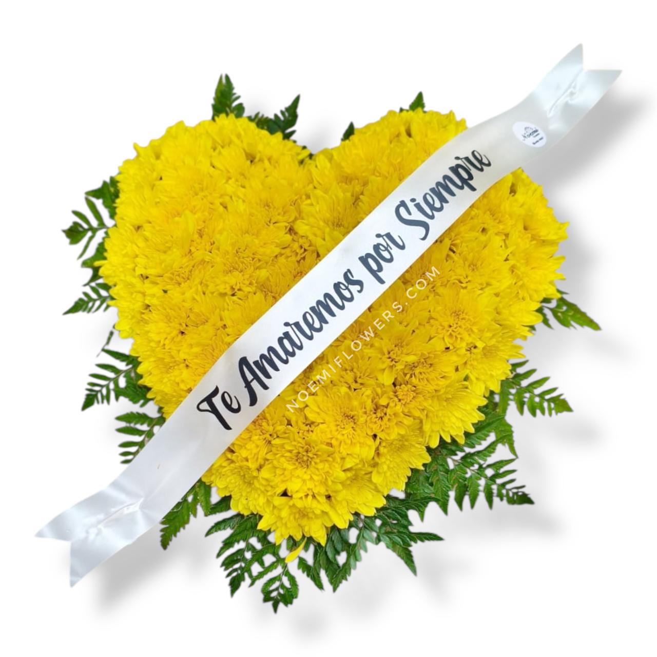 Corona Fúnebre NF-10 - Floristería Noemi Flowers
