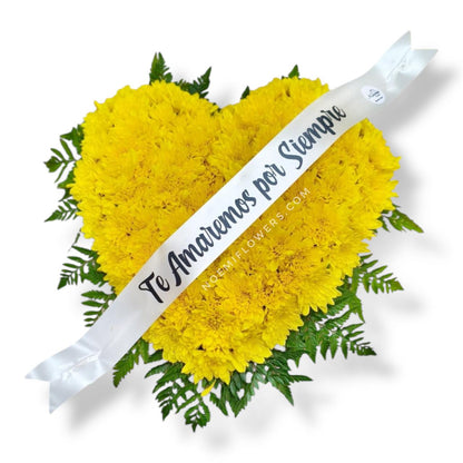 Corona Fúnebre NF - 10 - Floristería Noemi Flowers
