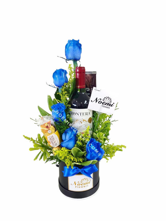 Wine Blue - Floristería Noemi Flowers