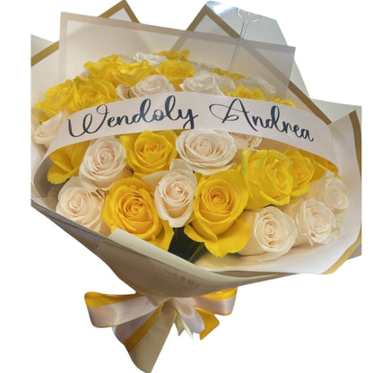 Ramo Buchón 30 Rosas - Floristería Noemi Flowers