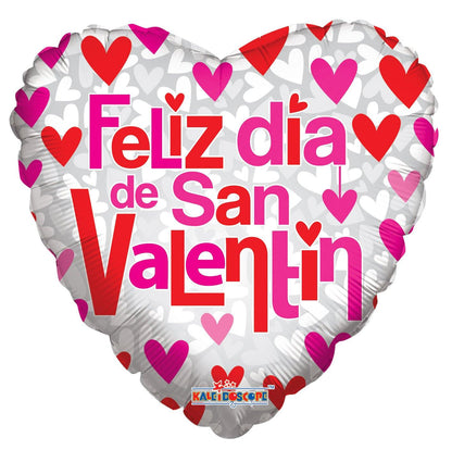 Globo Feliz San Valentín 18" - Floristería Noemi Flowers