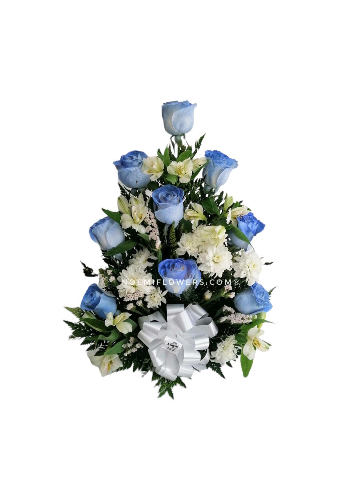 Arreglo Funeral AF-08 - Floristería Noemi Flowers