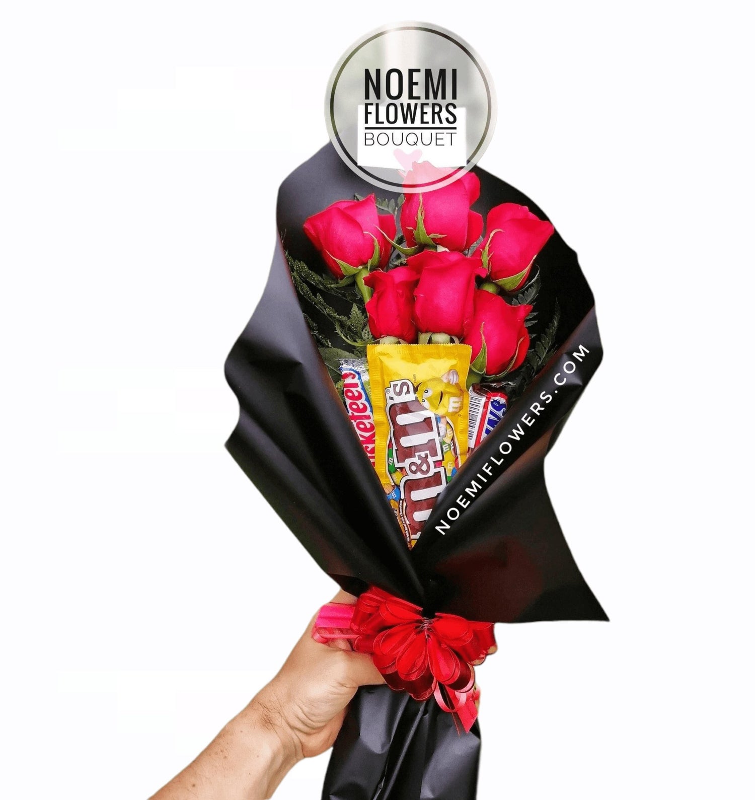 Bouquet de Rosas Azucarado - Floristería Noemi Flowers
