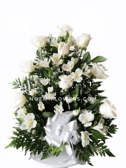 Arreglo Funeral AF-04 - Floristería Noemi Flowers