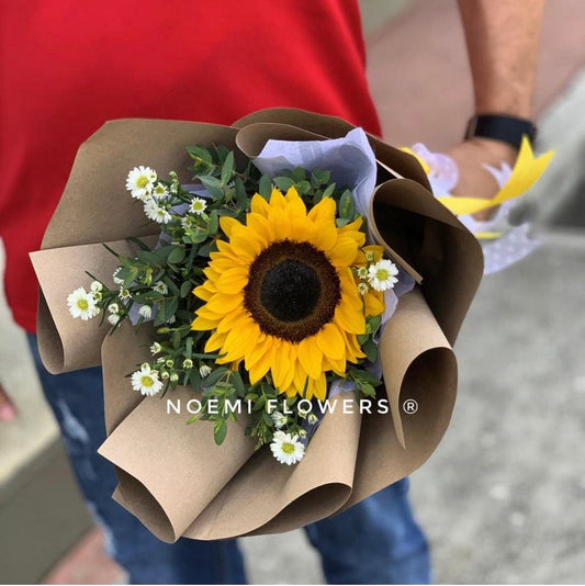 Bouquet 1 Girasol - Floristería Noemi Flowers